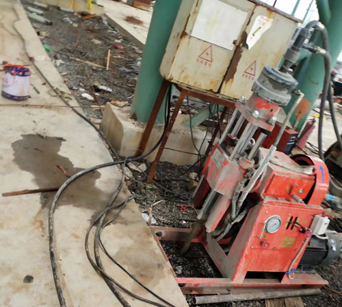 惠安设备基础下沉注浆